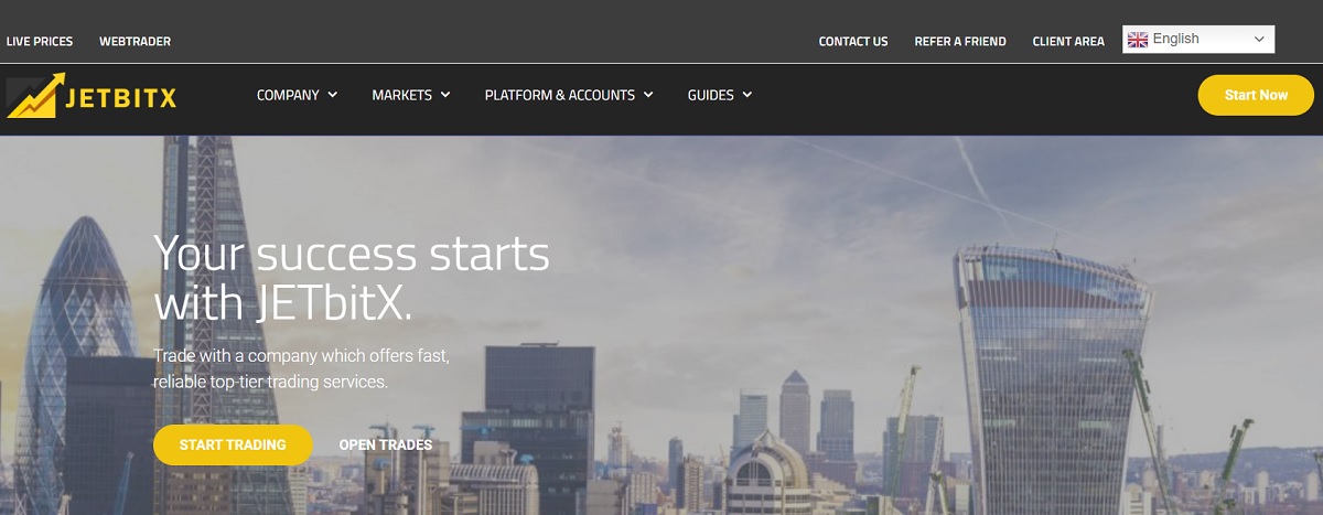 JETbitX homepage