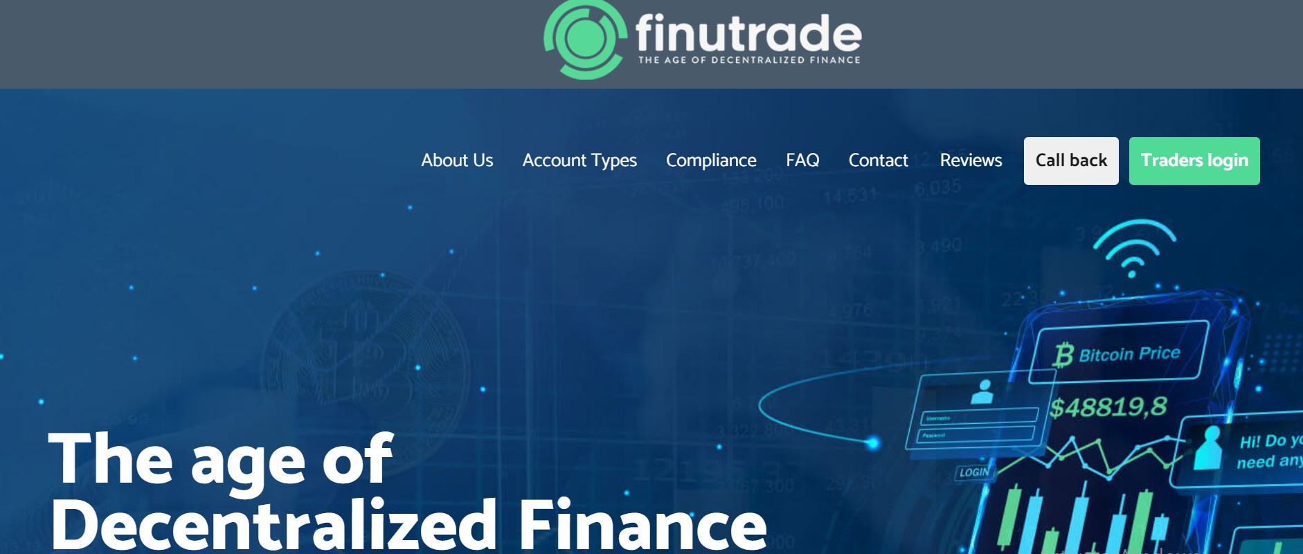 FinuTrade website