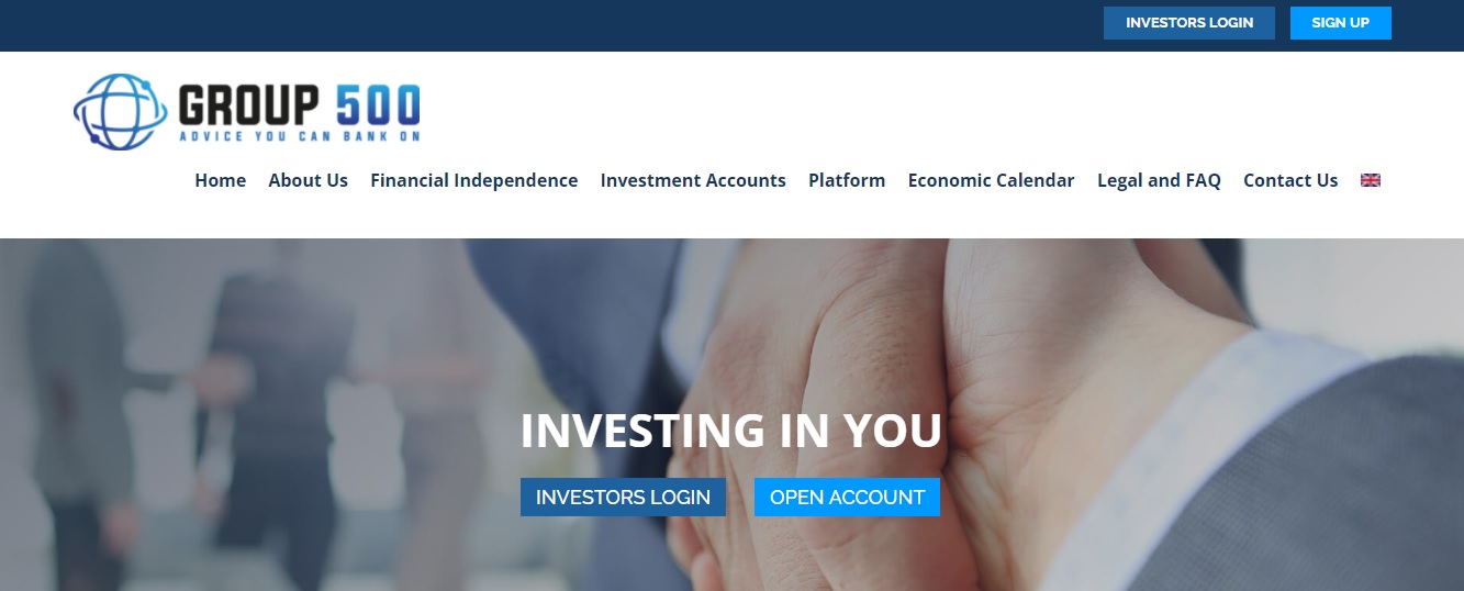 Group 500 website